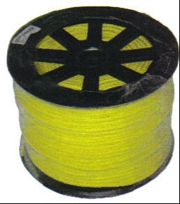 Luco Yellow Poly Rope 1/4" x 600 Foot Roll