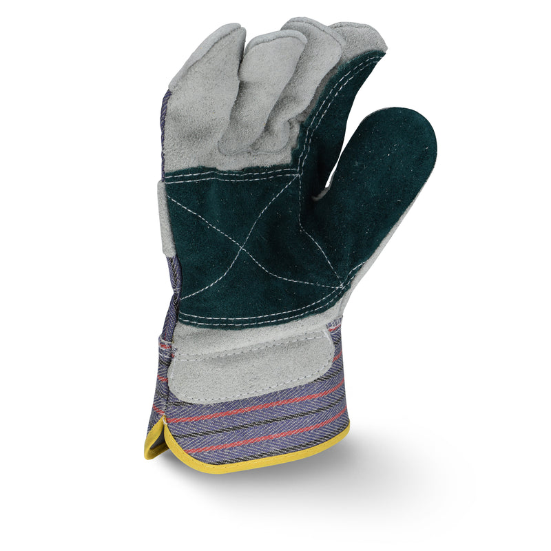 RWG3200JP Regular Shoulder Gray Split Cowhide Leather Glove (Pack of 12)