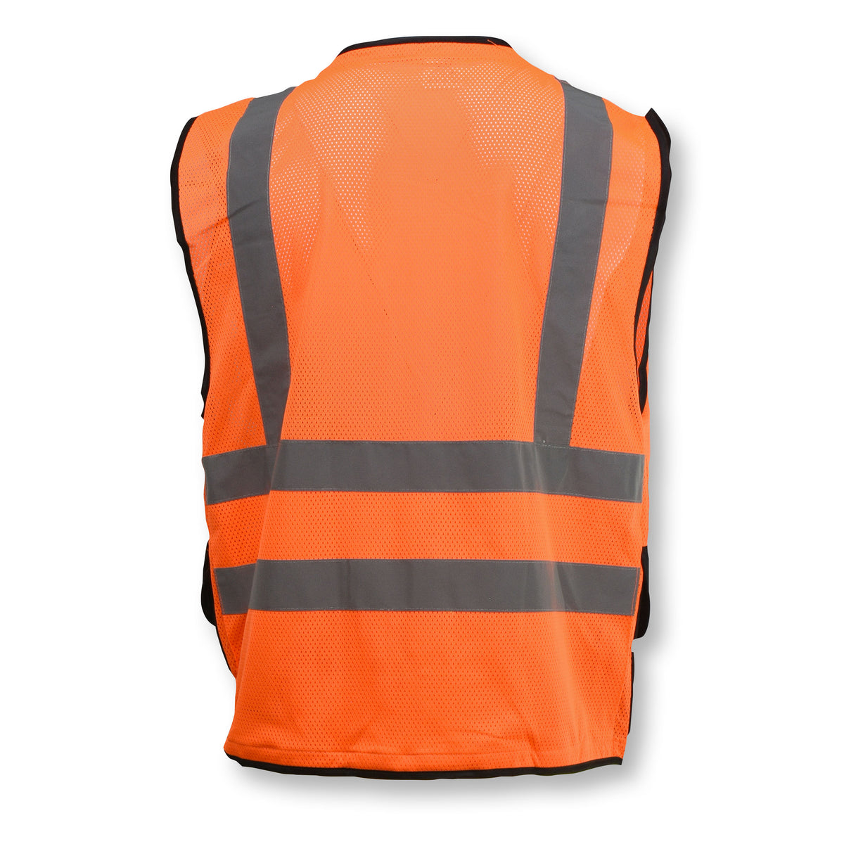 SV59B Chaleco de seguridad para topógrafo de servicio pesado tipo R Clase 2 con cremallera