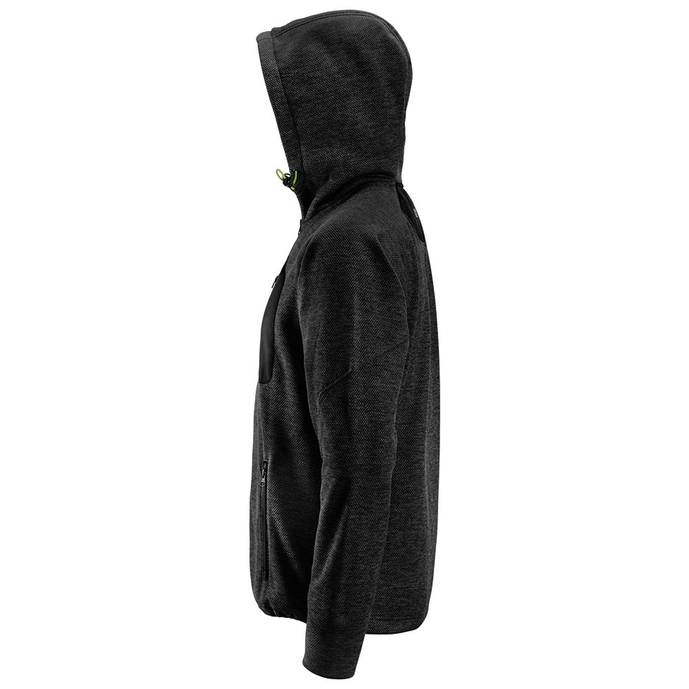 Sudadera con capucha de forro polar FlexiWork (negro)