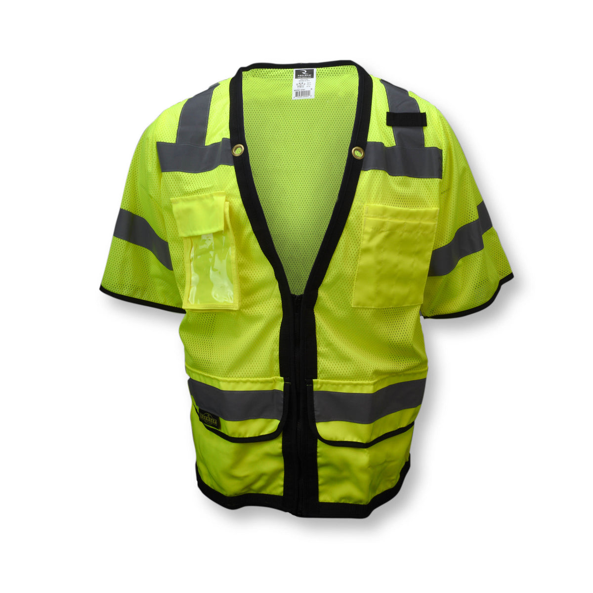 Radians SV59Z-3ZGD Type R Class 3 Heavy-Duty Green Mesh Surveyor Safety Vest