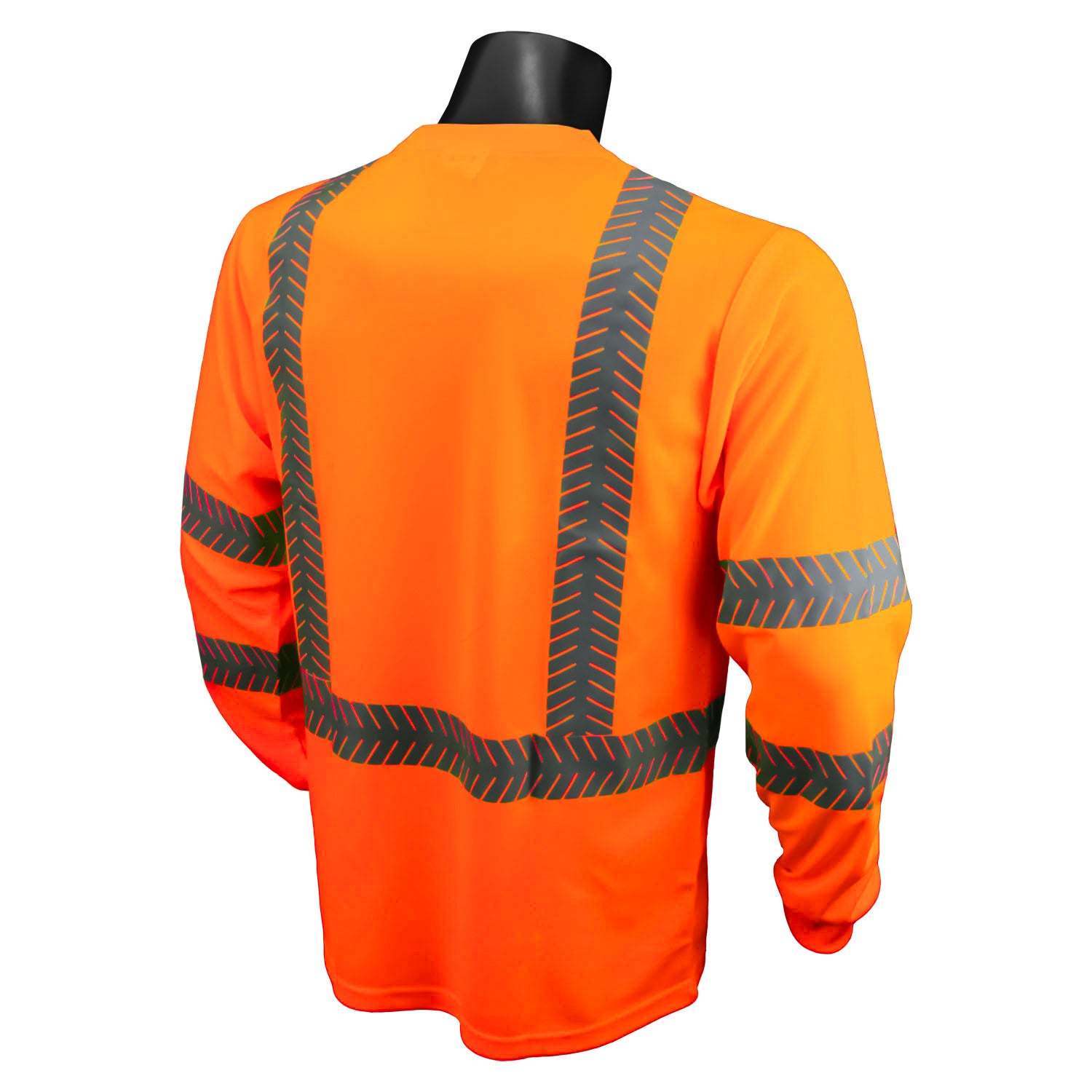 Radians ST24-3 Class 3 High Visibility Safety T-Shirt with Rad-Shade® UV Protection (Orange)