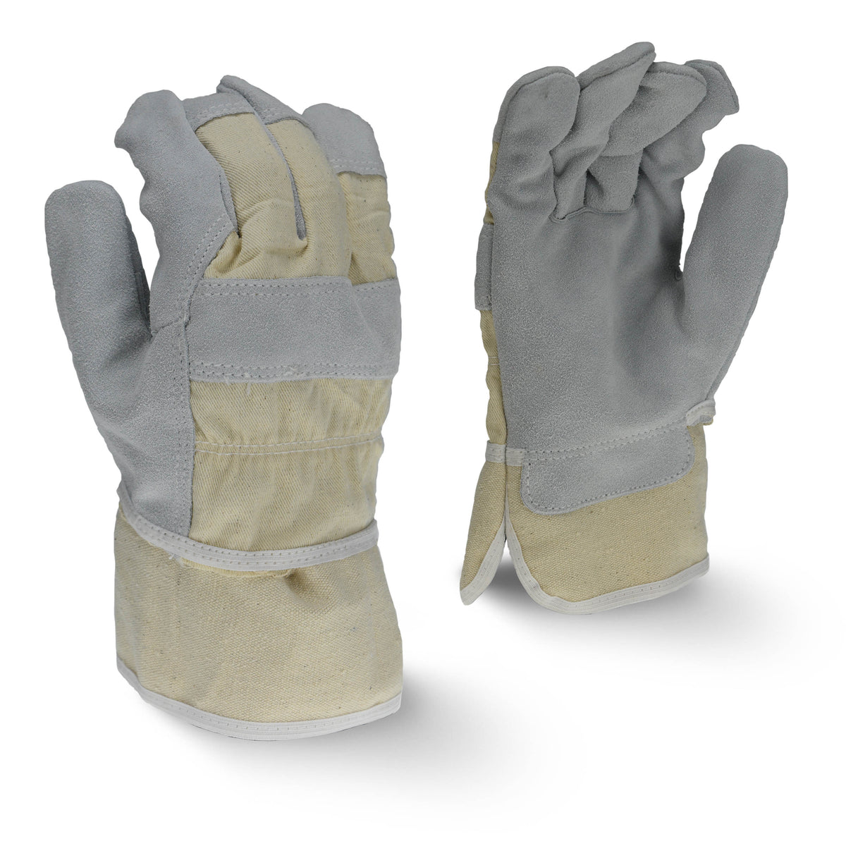 RWG3200W Regular Shoulder Gray Split Cowhide Leather Glove (Pack of 12)