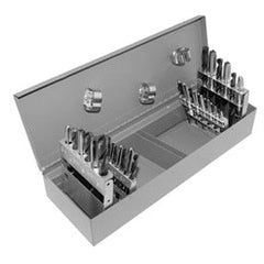 Alfa 36PC HSS NC/NF TAPS WITH HSS DRILLS SAE USA Made