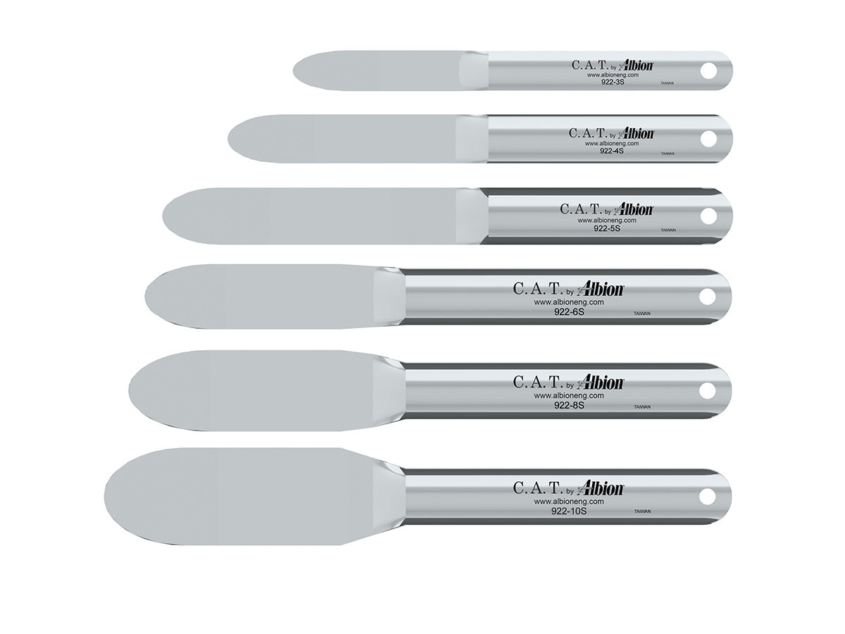 6-Piece C.A.T. Spatula Set, Stainless Steel