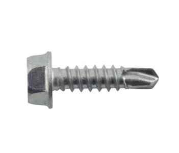 DeWALT TEK-3 DrillIt® Standard Drill Screws, #3 Point Type, 5/16" Indented Hex Washer Head, Zinc Finish