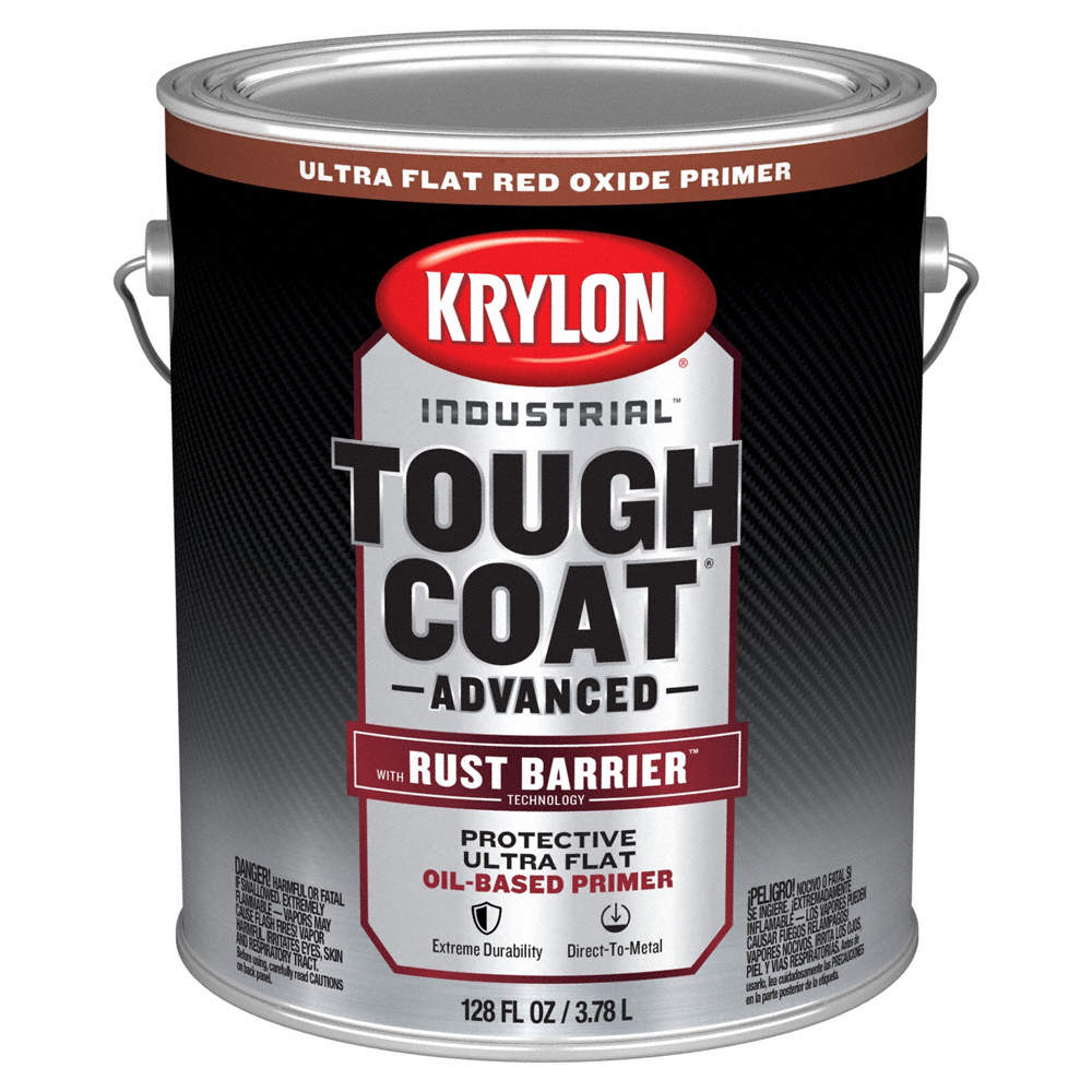 Krylon K00691008 Industrial Tough Coat Red Oxide Primer 1-Gallon Pail