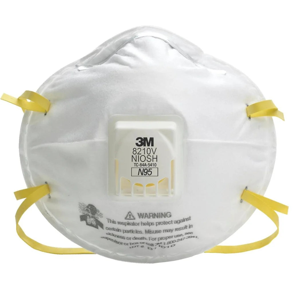 3M 8210V N-95 Mask Respirator 10 Pack