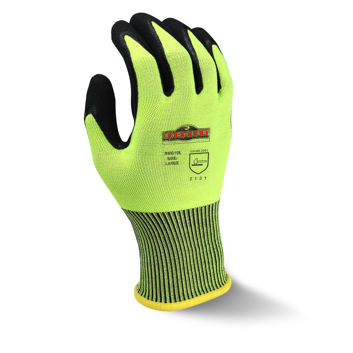 RWG10 Radwear® Silver Series™ High Visibility Knit Dip Glove (Pack of 12)