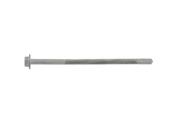 DeWALT TEK-5 DrillIt® Extended Capacity Drill Screws, #5 Point Type, 3/8" Indented Hex Washer Head Screw, Stalgard Finish