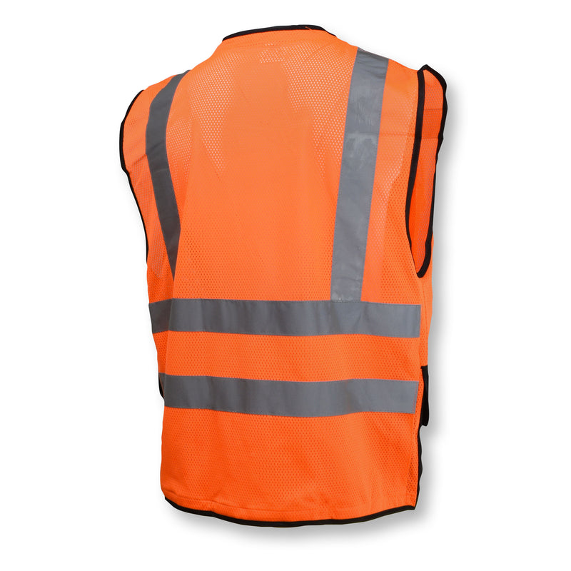 SV59B Type R Class 2 Heavy Duty Surveyor Safety Vest with Zipper