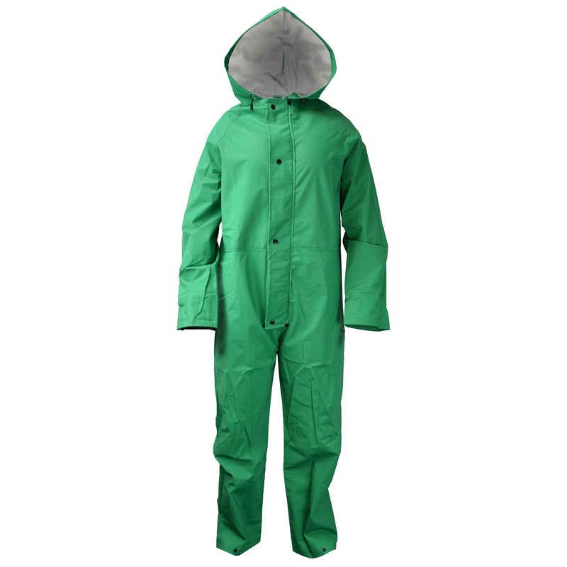 I96ACA Economy Chem Shield Coverall with Hood