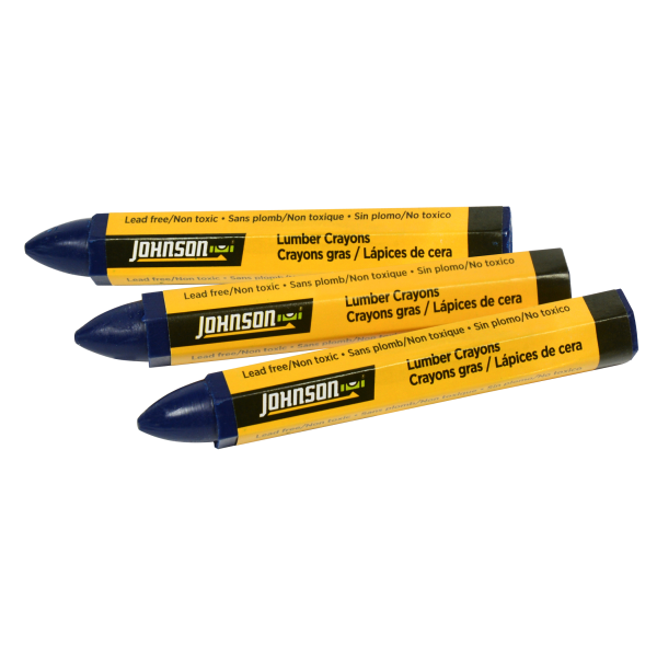 Lumber Crayon Johnson Level Blue 3-Pack
