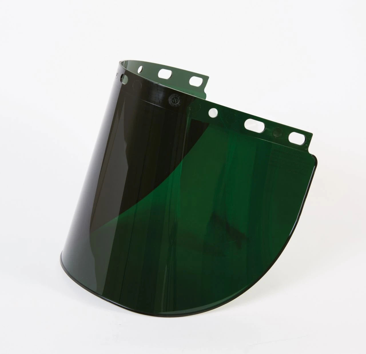 High Performance Face Shield Window, Dark Green, Wide View, 16-1/2"x8"