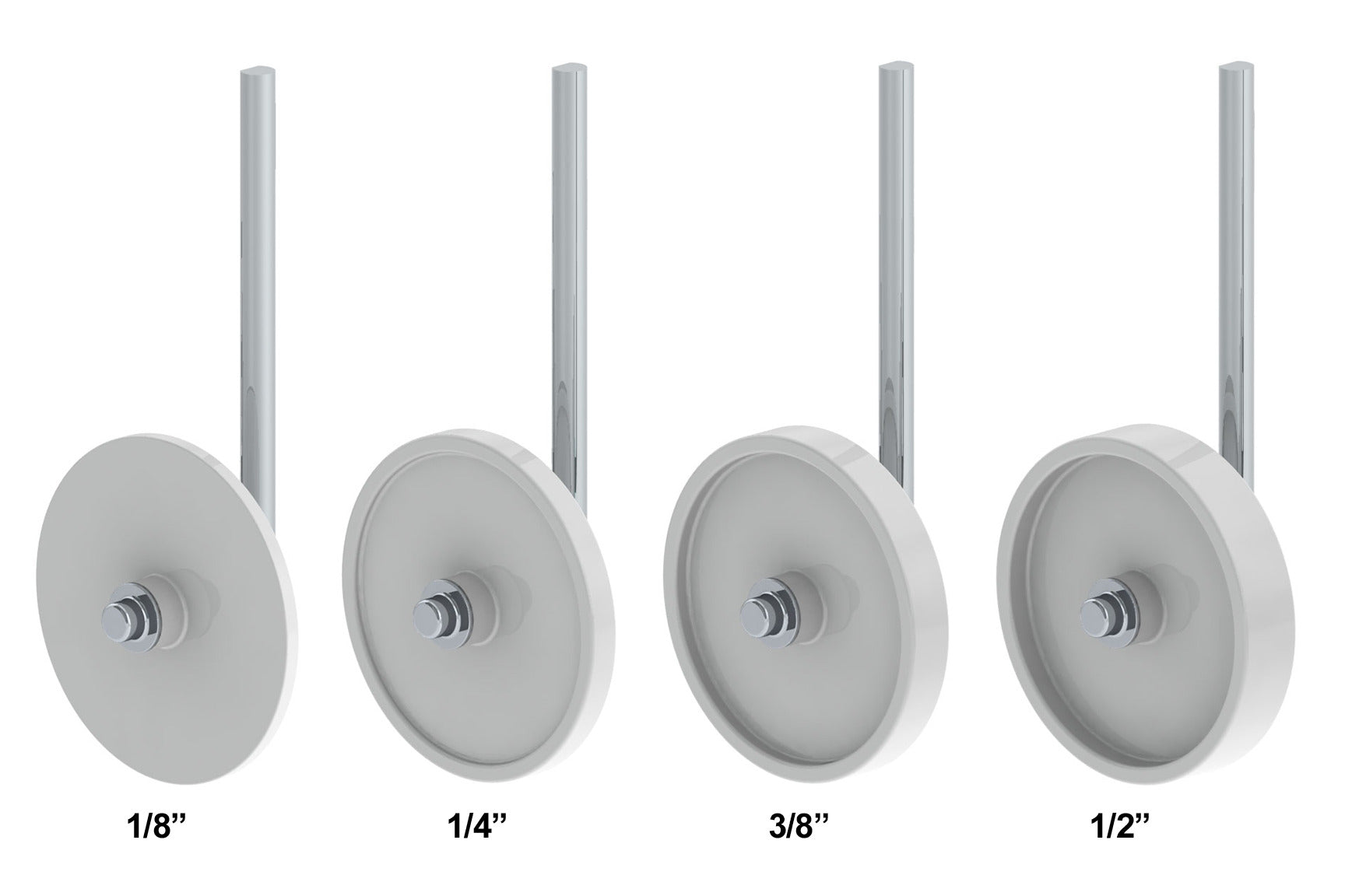 Plastic Replacement Wheel Set for 640-4 & 640-5 Backer Rod Installers