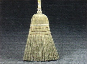 Broom Kitchen/ Warehouse 12" Heavy Sotol/Corn Clear Handle Luco