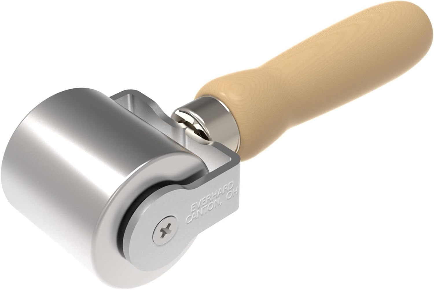 Everhard Seam Roller | 2" Steel Roller | Wood Handle