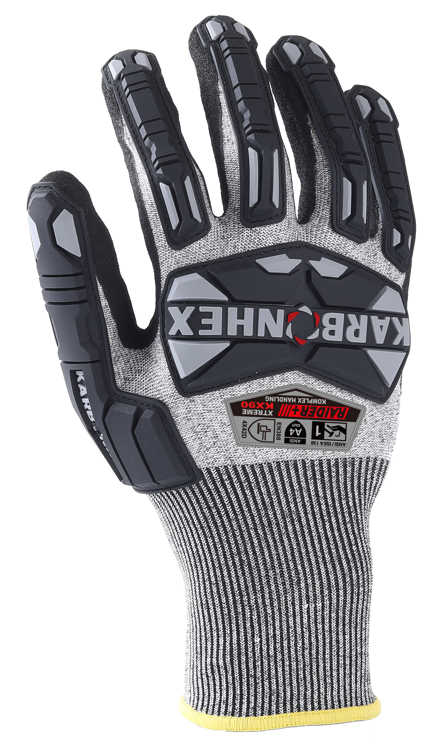 KarbonHex® KX90 by SW® Purpose Built Impact-Resistant Gloves with Nitrile Coating (6 Pairs Per Box)