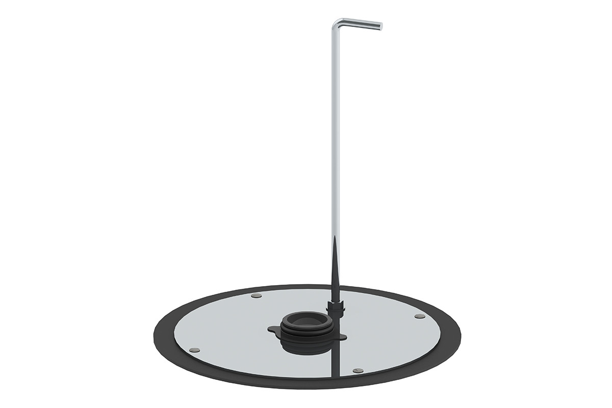 NEW! Slip-on Follow Plate for 2 Gallon Pail (No Threading)