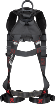 FallTech FT-Iron Harness FBH 1D Padded Shoulder Tongue & Buckle Legs QC Chest Non-Belted