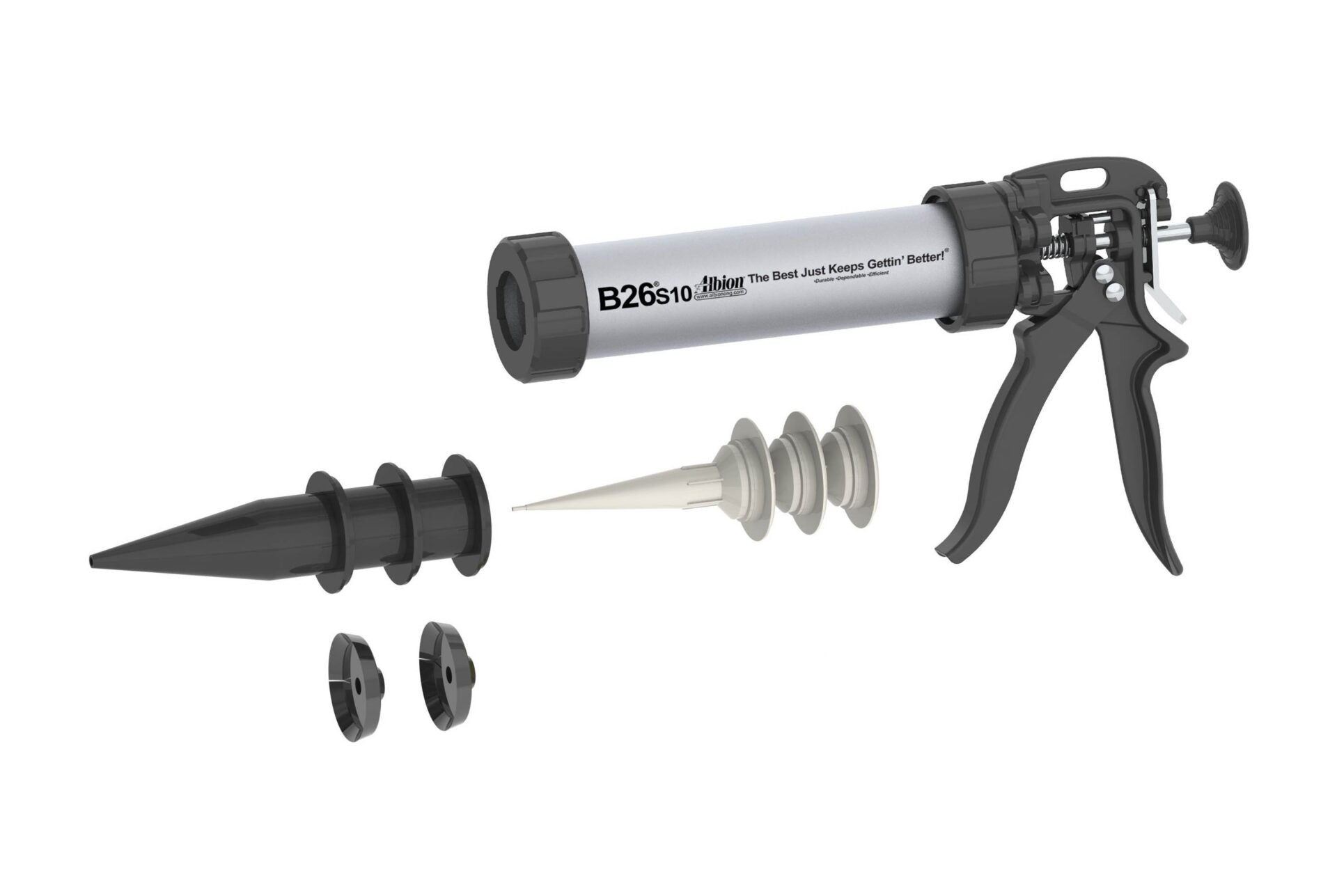 10oz B-Line Manual Sausage Gun w/ Highest-Thrust 26:1 Ratio Drive