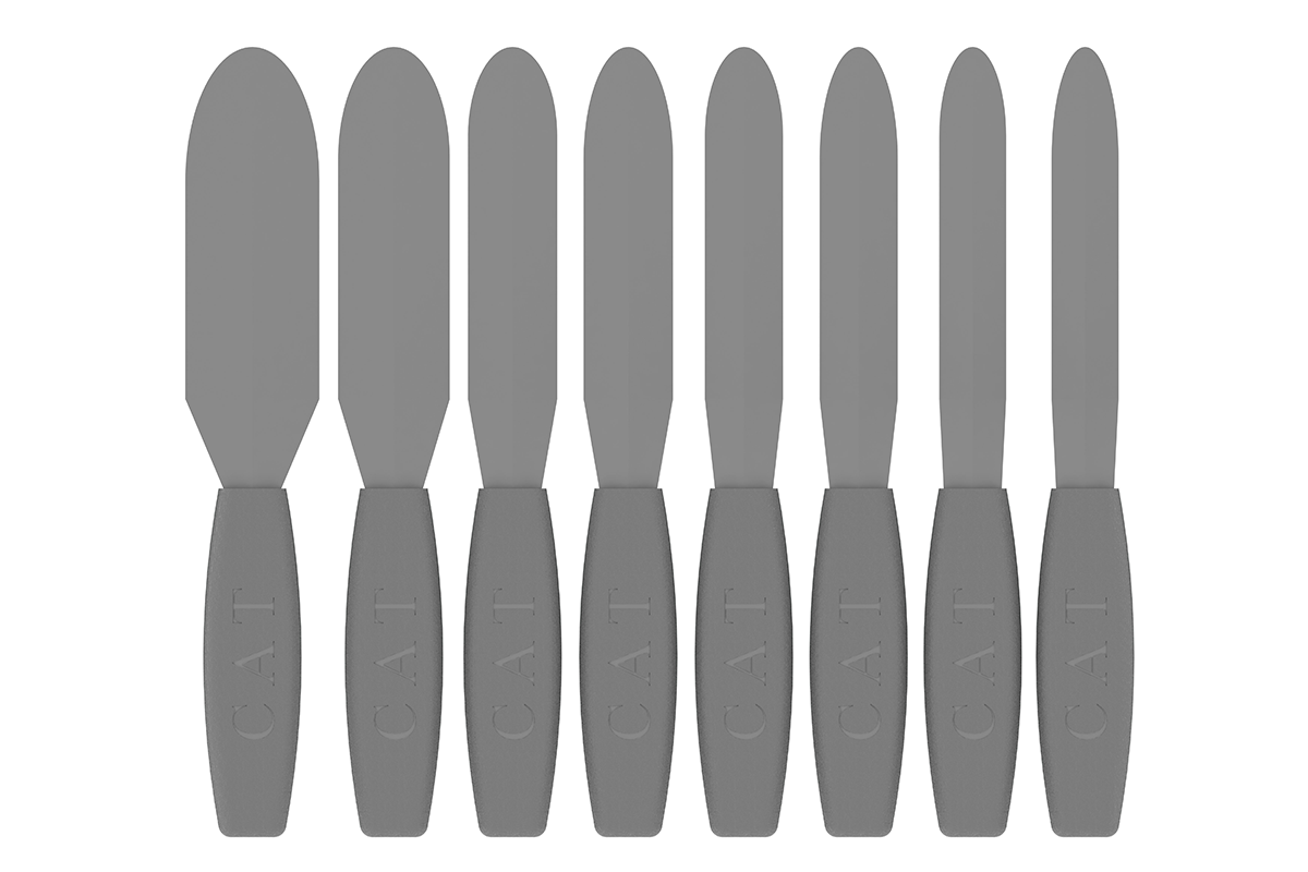 8-Piece C.A.T. Caulk Spatula Set, Plastic