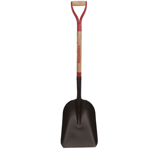 Razor-Back #2 Eastern Pattern Steel Scoop w/54" Hardwood Handle