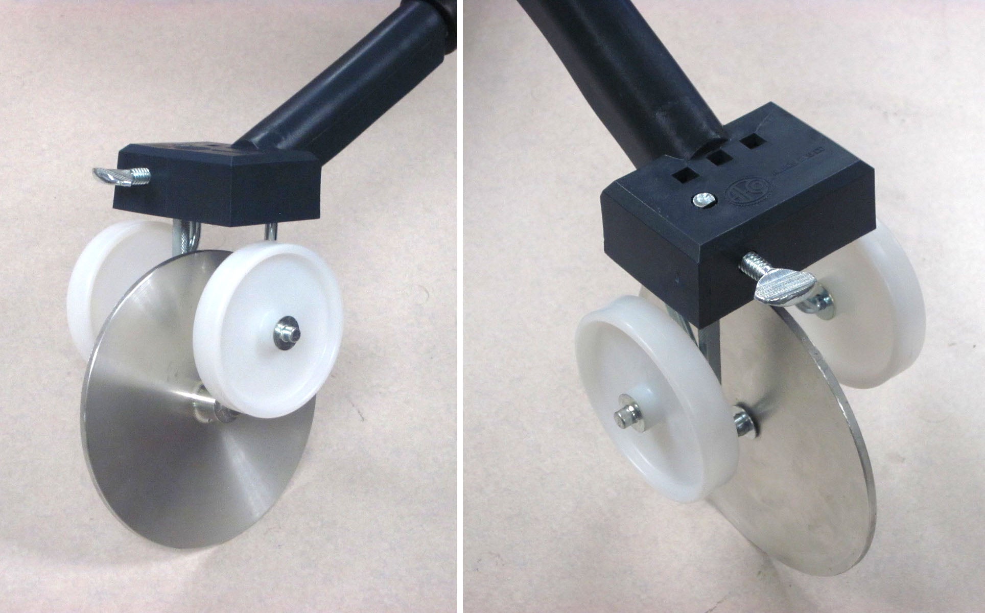 4 1/2" Aluminum Wheel Accessory for Backer Rod Installer for 2" Deep Saw Cut Joint