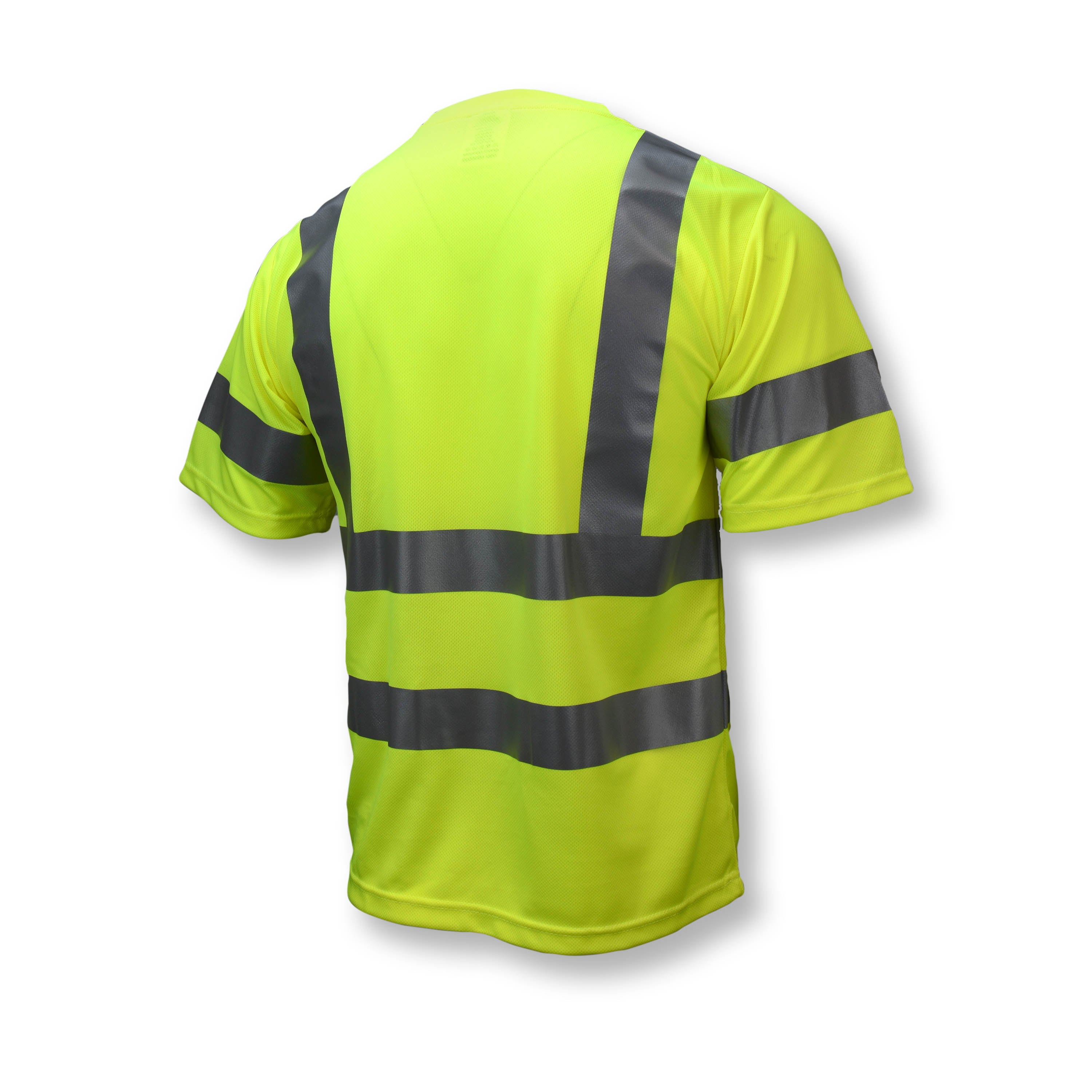 Camiseta de manga corta Max-Dri Clase 3 que absorbe la humedad con cinta de 2"