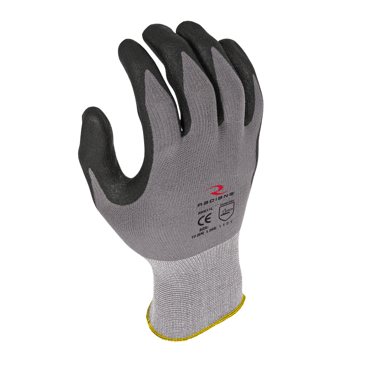 Guante de agarre de nitrilo de espuma Microdot RWG11 (paquete de 12)