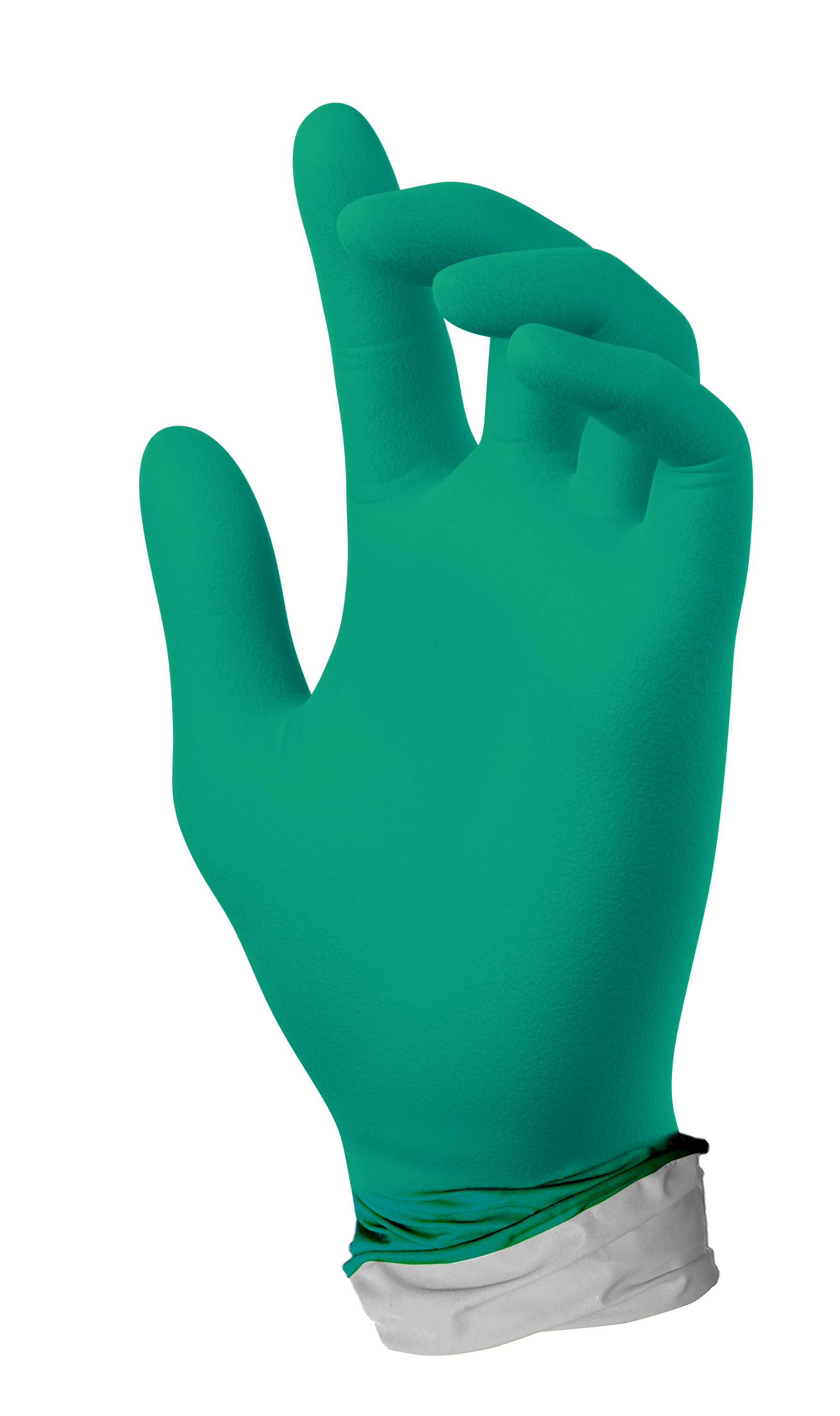 SW® PowerForm® PF-95GW Dual-Color Green/White 5.9mil Sustainable Skin-Improving Nitrile Exam Gloves (50 Per Box)