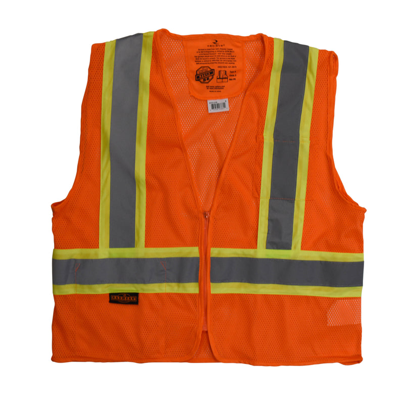 SV225 Class 2 Self Extinguishing Two-Tone Trim Mesh Safety Vest