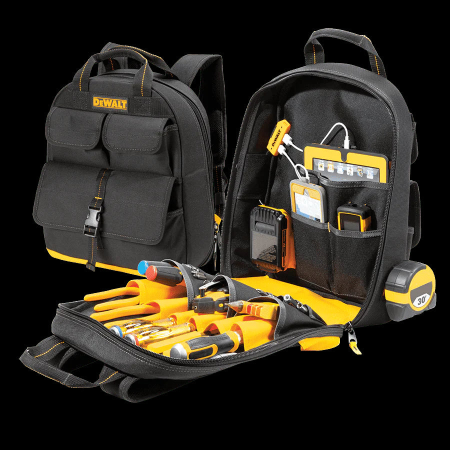 Almacenamiento de herramientas Mochila de carga universal DeWALT de 23 bolsillos