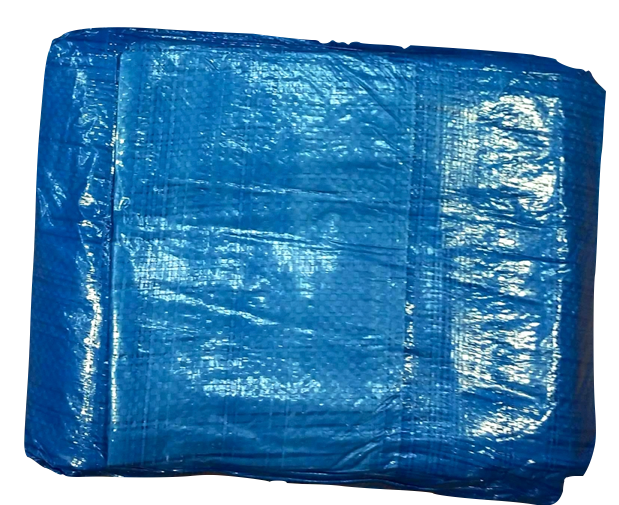 Lona impermeable azul ligera (5 MIL) de 12'X16'