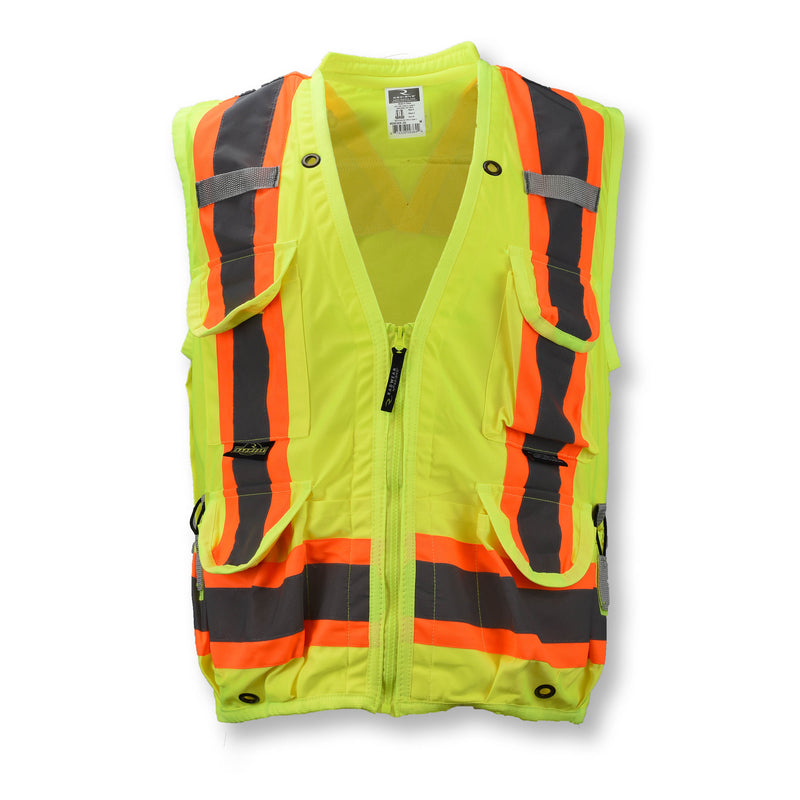 SV030X-2 Heavy Duty 10-Pocket Cruiser Vest with Back Pouch X-Back