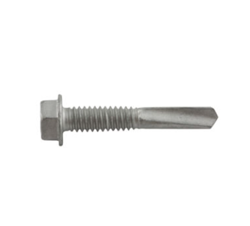 DeWALT TEK-5 DrillIt® Extended Capacity Drill Screws, #5 Point Type, 5/16" Indented Hex Washer Head Screw, Stalgard Finish