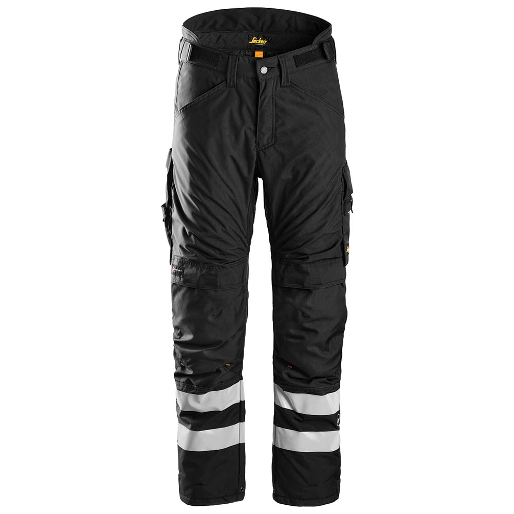 Snickers U6619 AllroundWork Insulated Work Pants (Black) - WRYKER Construction Supply
