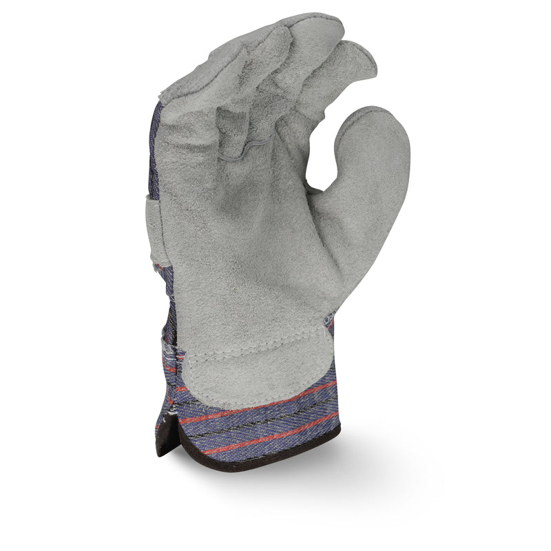 RWG3111 Economy Shoulder Gray Split Leather Glove (Pack of 12)