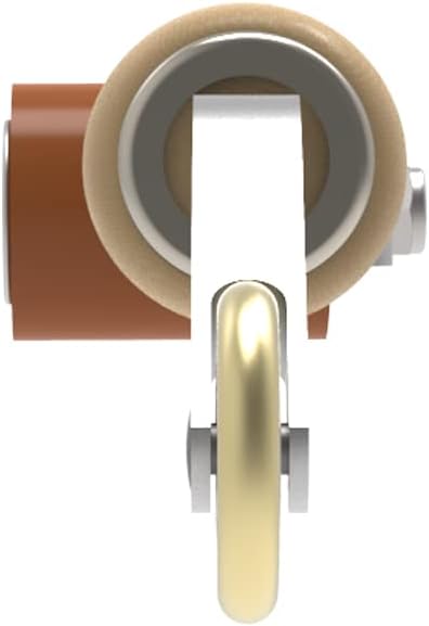 Everhard Double End Seam/Detail Roller | 1-7/16" X 1-3/4" Silicone Roller | 0.196" X 1-1/8" Brass Detailer