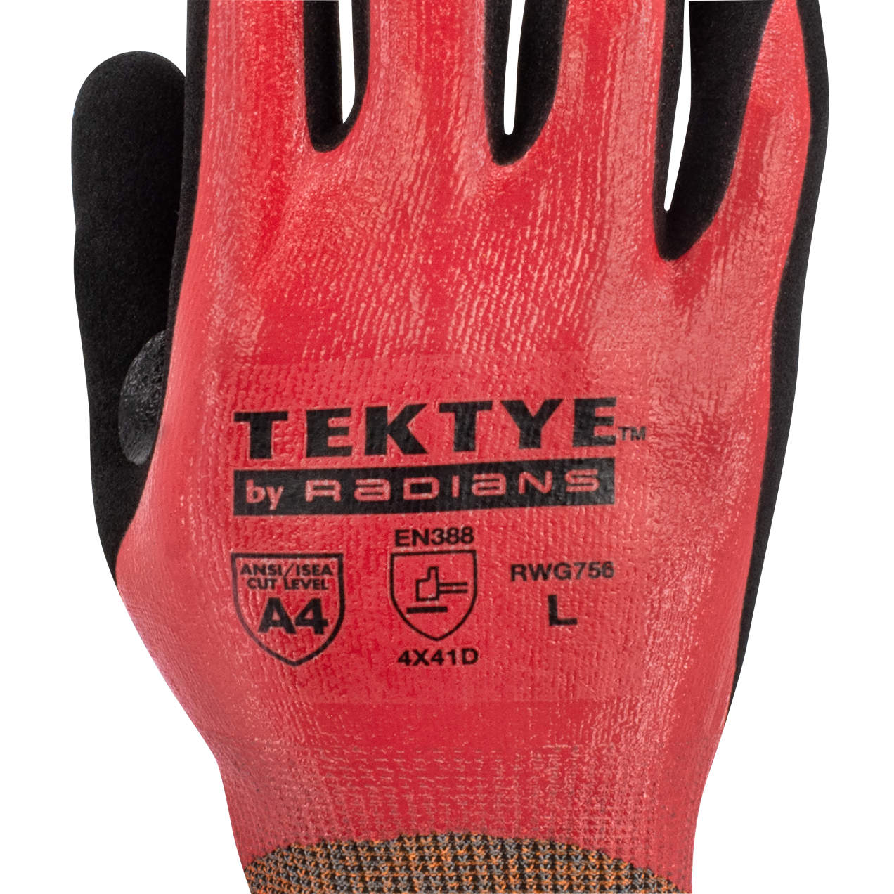 Radians RWG756 TEKTYE® A4 Reinforced Thumb Work Glove (Pack of 12)