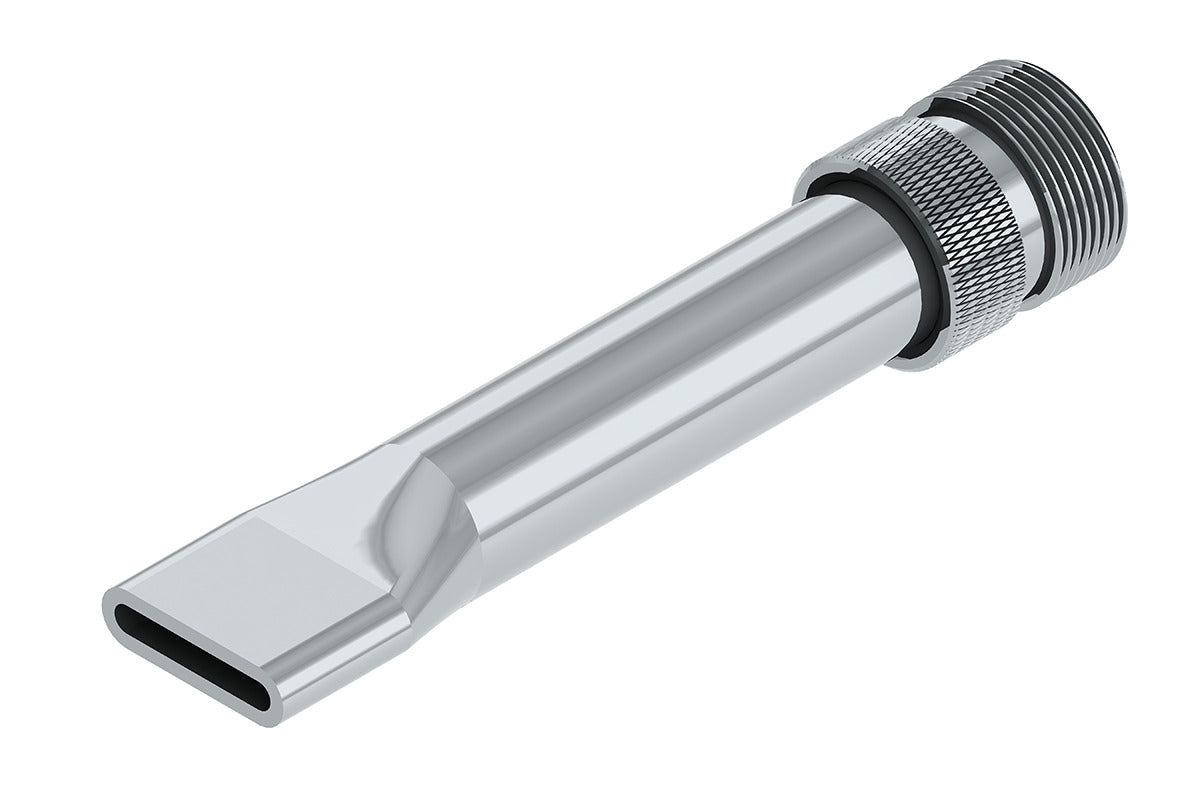 Metal Nozzle, 1/8" x 9/16" Ribbon Bead