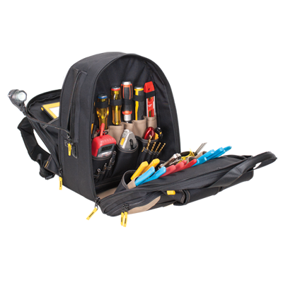 Tool Storage CLC 36 Pocket Universal Charging Lighted Backpack