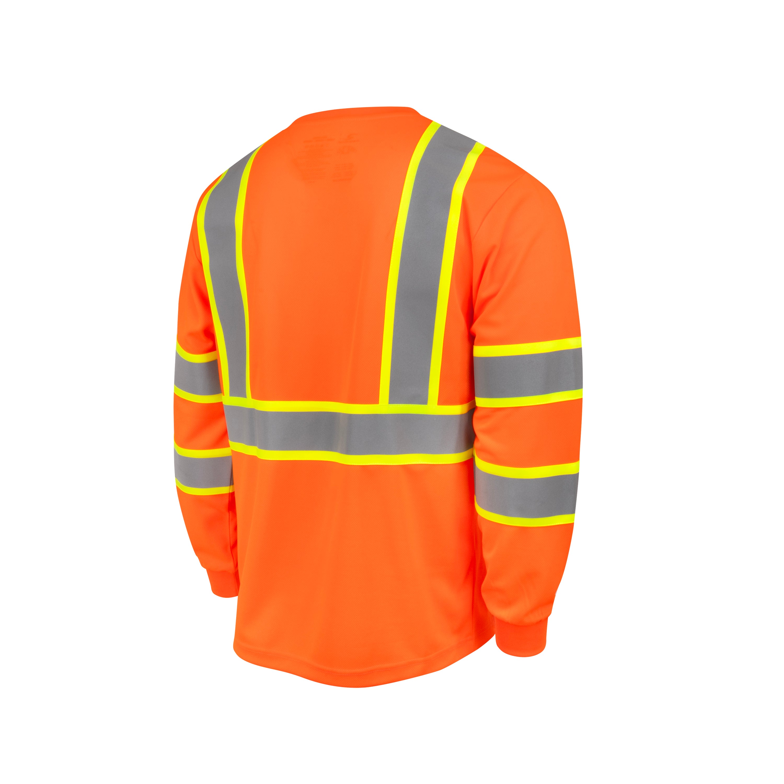 ST41-3 Class 3 Mesh Long Sleeve T-Shirt with Contrast Trim