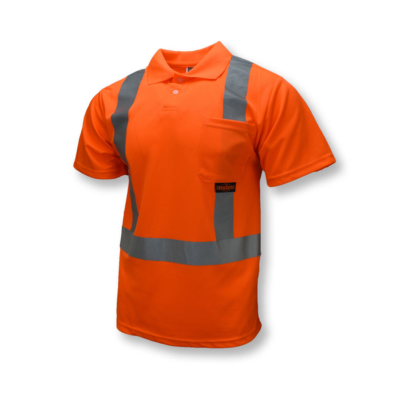 ST12 Class 2 High Visibility Safety Short Sleeve Polo Shirt