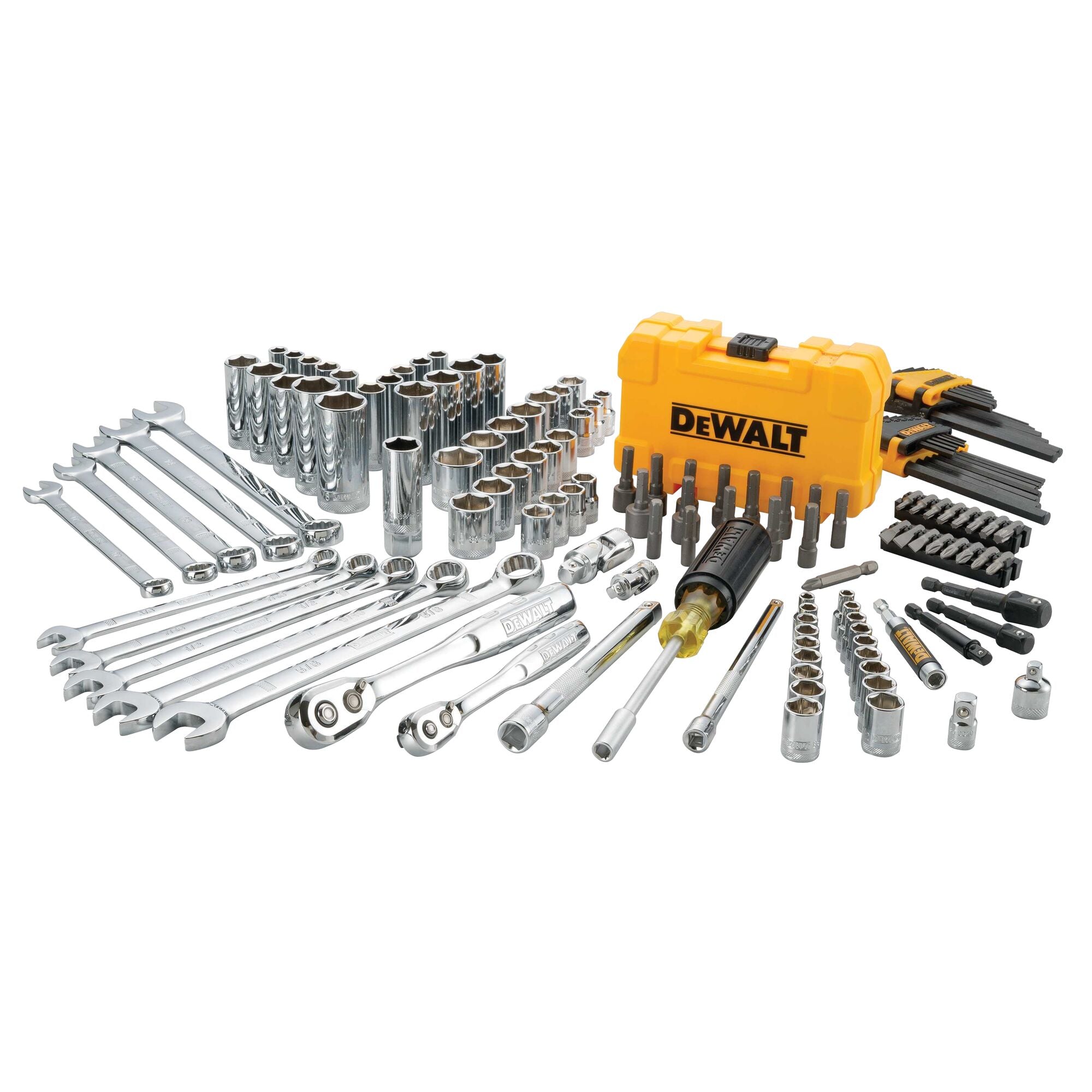 DeWALT 142 pc. 1/4" & 3/8" Drive Mechanics Tool Set