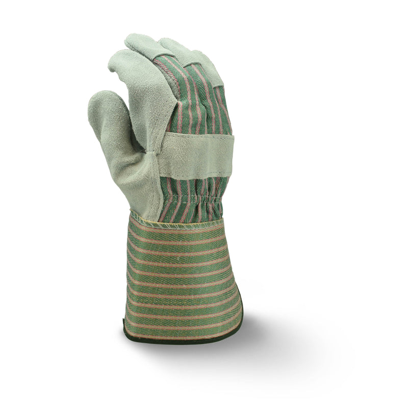 RWG3300G Select Shoulder Gray Split Cowhide Leather Glove with Gauntlet Cuff (Pack of 12)