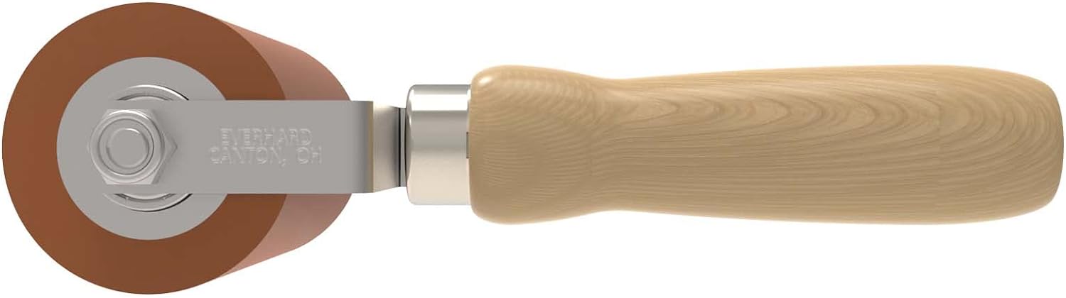 Everhard Seam Roller | 4" Silicone Roller | 5" Wood Handle