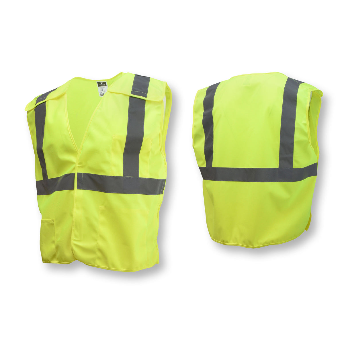 Radians SV4GS Economy Type R Class 2 Solid Green Breakaway Safety Vest