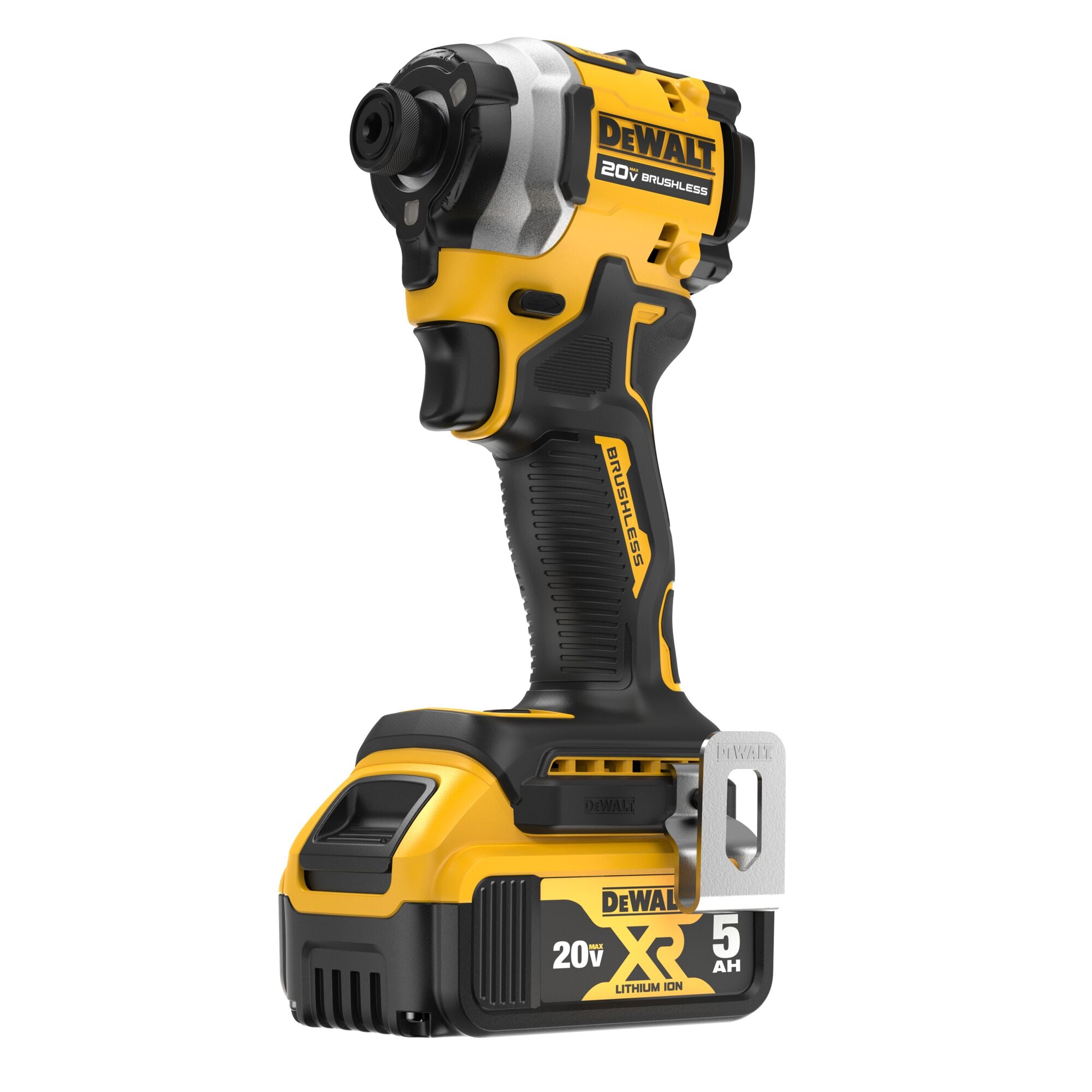 DeWALT DCF850P1 Atomic Impact Drill 1/4" 20 Volt Cordless, Brushless Tool, Bag, One Battery and Charger