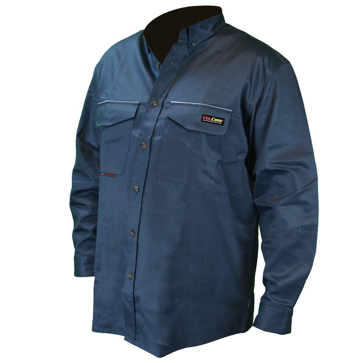 FRS-001 VolCore™ Long Sleeve Button Down FR Shirt - WRYKER Construction Supply